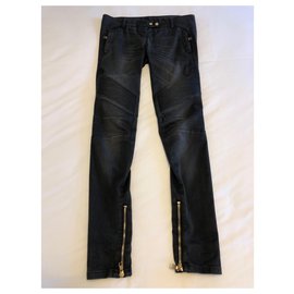Balmain-Jeans-Grigio antracite