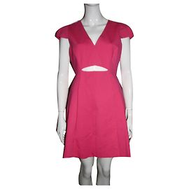 Halston Heritage Robe rose avec découpes Rose