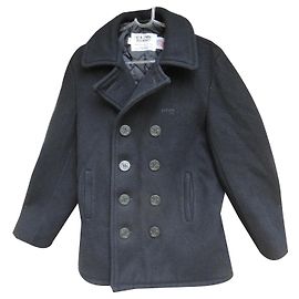 Schott Pea Coat US-Modell 740 N Größe 48 Marineblau