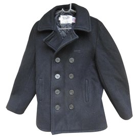Schott pea coat US model 740 N size 48 Navy blue