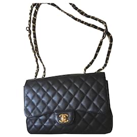 Chanel-Zeitloser Jumbo-Schwarz