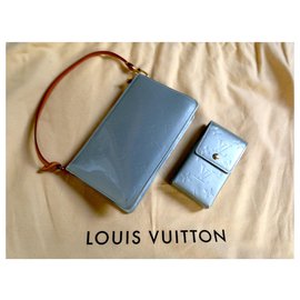 Louis Vuitton-Louis Vuitton, Louis Vuitton azul claro Vernis Lexington Pochette-Azul claro