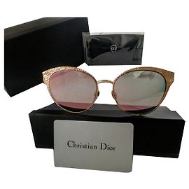 Lunettes de soleil Christian Dior unique Edition Limitée Collection 2019 Doré