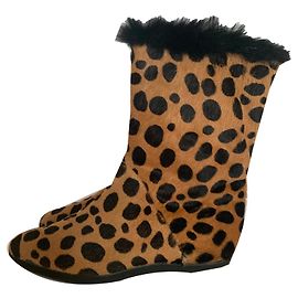 Walter Steiger Ankle Boots Brown Fur Brown