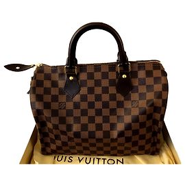 Louis Vuitton Speedy 30 Ébano Damier Marrom