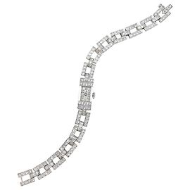 inconnue Art Deco watch in platinum and diamonds. Other