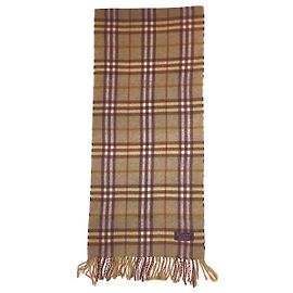 BURBERRY vintage écharpe cachemire Vert olive