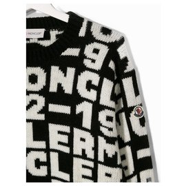 Moncler-nouveau pull moncler-Noir,Blanc