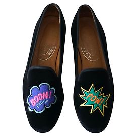Stubbs & Wootton ballerine Nero