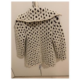 Autre Marque-Coat Boys & Girls-Beige,Dark brown