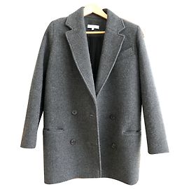 abrigo de lana gris iro Gris