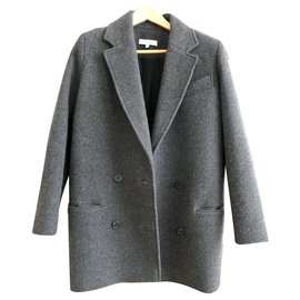 iro gray wool coat Grey