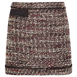 Karl Lagerfeld Suzie boucle tweet saia Multicor