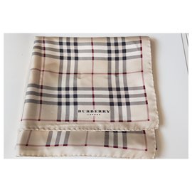 Burberry-Silk scarves-Beige