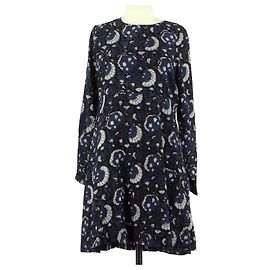 Antik Batik Robe Bleu Marine