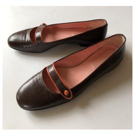 Atelier Mercadal-Baby ballet flats-Chocolate