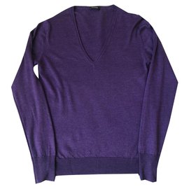 Cruciani-Knitwear-Purple