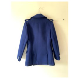 John Galliano-Muy bonita chaqueta fácil de poner-Azul