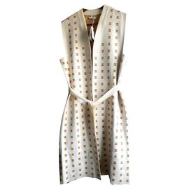 Hermès-Silk waistcoat-Beige