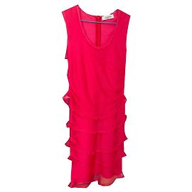 Vestido Valentino de seda rosa Rosa
