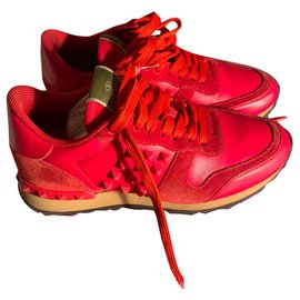 Valentino Garavani-sneakers-Rouge