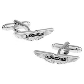 Autre Marque-ASTON MARTIN NEW AND NEVER WORN CUFLINKS-Silvery