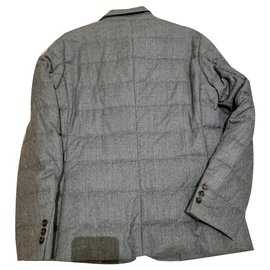 Moncler-Men Coats Outerwear-Grey