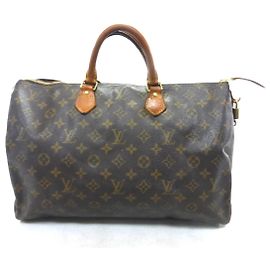 Louis Vuitton Speedy 40 Monogram Marron Cuir Marron