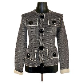 Louis Vuitton-Louis Vuitton Mélange wool jacket-Black