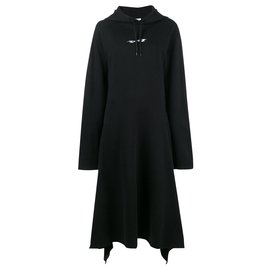 Vêtements-Robe à capuche emblématique-Noir