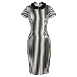 Olympia Le Tan-Betty dress from Olympia Le-Tan t 40-Black,White