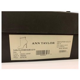 Ann Taylor-Ankle Boots-Brown,Black
