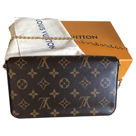 Louis Vuitton-Felicie clutch-Brown