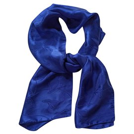 Yves Saint Laurent-sciarpe-Blu