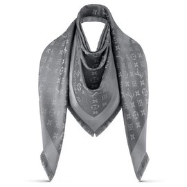 Louis Vuitton-Schal. M75120-Silber