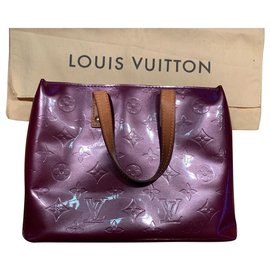 Louis Vuitton-Louis Vuitton Leer-Burdeos