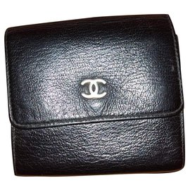 Chanel-Billetera de Chanel-Negro