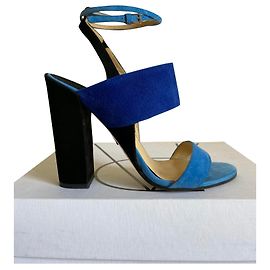 Paul Andrew Sandals Black Blue Light blue