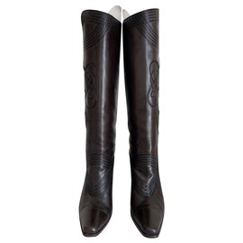 Barbara Bui boots Marron Noir
