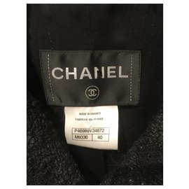 Chanel-Chaquetas-Negro