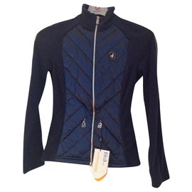 Autre Marque-Toni sailer - Skinny jacket , hot , comfy , Elegant  ,for the city , skiing or après ski-Navy blue