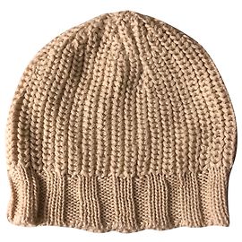 Autre Marque Christian fishbacher - Bonnet mixte H/F Crème
