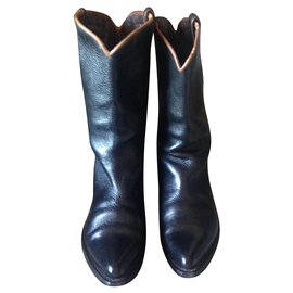 Autre Marque Sonora Boots Black Leather Black