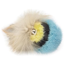 Fendi-Fendi Blue Monster Charm Key Chain-Blue,Multiple colors