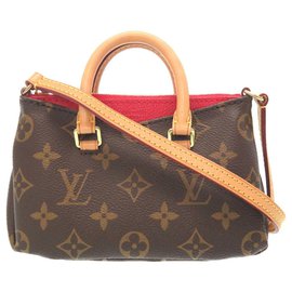 Louis Vuitton-Louis Vuitton Monogram Nano Pallas-Brown