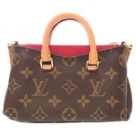 Louis Vuitton-Louis Vuitton Monogram Nano Pallas-Brown