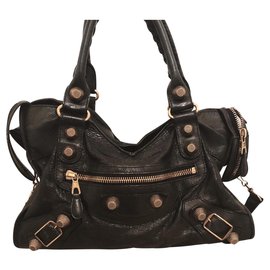 Balenciaga-City Giant RGH Rose gold Hardware 21-Black