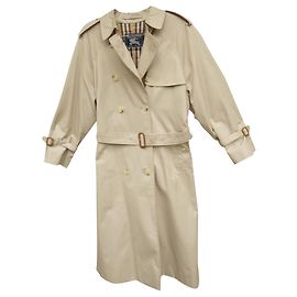 trench coat vintage Burberry para mulher 38 /40 Bege