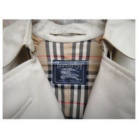 Burberry-trench da donna vintage Burberry 38 /40-Beige