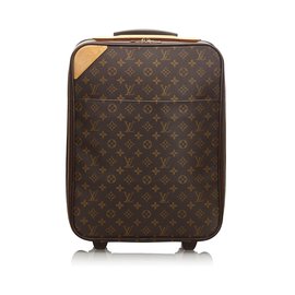 Louis Vuitton-Louis Vuitton Brown Monogram Pegase 45-Brown